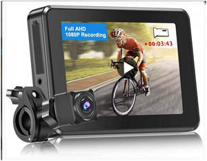 Sistema di telecamere Monitor <span class=keywords><strong>per</strong></span> <span class=keywords><strong>bicicletta</strong></span> posteriore ad alta definizione da 4.3 pollici con telecamera di sicurezza e azione sportiva DVR - Product Image 1