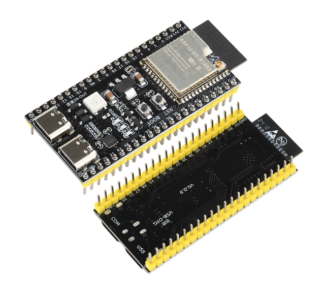 ESP32 S3 WiFi Development Board With Onboard ESP32 S3 N16R8 N8R2 Module and Antenna Connector