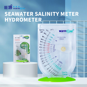 Hydromètre en plastique pour aquaculture, test de densité de l'eau de mer, mesure de la salinité pour aquarium et bassin extérieur, sacs écologiques - Product Image 2