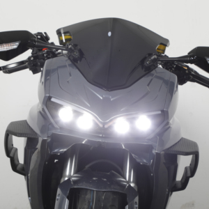 Moto électrique sportive à bras oscillant arrière simple, batterie lithium 72V, contrôleur sans balais, vitesse maximale 180 km/h, prise en charge de la personnalisation - Product Image 1