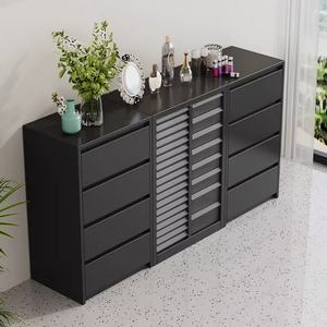 Modern Simple Custom Retail Wall Shelving Racks Cosmetics Beauty Product Display Cabinet with Lowest Price for <b>Nail</b> Salon - Product Image 2