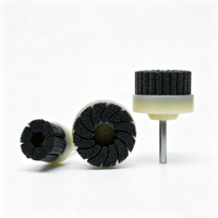 Brosse de débavurage robotisée CNC, brosse à disque en carbure de silicium, 3 surfaces de polissage, finition industrielle, roue abrasive, OEM DIY FUYI