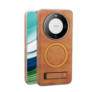 Nouveau étui de téléphone portable pour Mate60pro aspiration magnétique charge support tout compris affaires hommes en cuir - Product Image 5