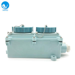 RSIL2-3 Prise industrielle marine double, norme IEC, alimentation étanche avec 3 prises, niveau IP44, disponibilité en gros - Product Image 1