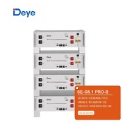 Batteries LiFePO4 Deye SE G5.1 Pro 51.2V 100Ah, système de stockage d'énergie solaire, 6000 cycles, garantie 10 ans