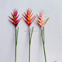 Bunga Buatan Simulasi Bird of Paradise C277 Tangkai Tunggal, Sentuhan Realistis Strelitzia untuk Dekorasi Vas Tinggi Pernikahan Natal