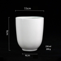 Tasses en céramique et porcelaine faites à la main en gros, logo personnalisé imprimé, cadeau personnalisé, blanc, café, 15 oz, passe au lave-vaisselle et au micro-ondes TY