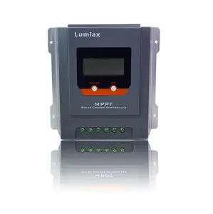Luniax MPPT 30A 12V 24Vハイエンドソーラー充電コントローラーソーラーホームシステム用ソーラーレギュレーターrv、ソーラーパネルBluetooth付き