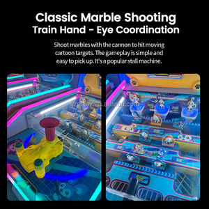 เครื่องเล่นหยอดเหรียญ เครื่องเล่นในร่ม อุปกรณ์เกมยิงปืนโลหะ สำหรับห้างสรรพสินค้า - Product Image 5