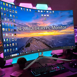 Moniteur de jeu à écran large de <span class=keywords><strong>49</strong></span> <span class=keywords><strong>pouces</strong></span> à bas prix Résolution 4K avec gradation intelligente Taux de rafraîchissement 75Hz/144Hz pour <span class=keywords><strong>PC</strong></span> - Product Image 1