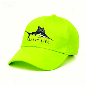 Fabrication de casquettes de baseball américaines en coton vintage avec logo brodé 3D personnalisé, casquettes de baseball ajustables avec poisson marlin pour hommes et femmes - Product Image 5