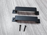 Manijas Rústicas de Estilo Industrial para Puertas Corredizas de Granja, para Cercas de Madera, Cobertizos y Garajes