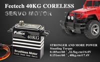 Servo Digital Magnético Impermeable FEETECH de 45KG con Torque Monstruoso, Alta Velocidad de 0.106s, Engranaje Metálico CNC, Servo Impermeable IP67