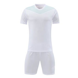 Высококачественная модель Джерси на заказ дышащая Футбольная форма в наличии 100% Полиэстеровая 3D вышивка с V-образным вырезом футбольные майки - Product Image 4