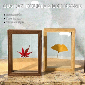 Cadre <span class=keywords><strong>photo</strong></span> en bois massif double face personnalisé avec impression UV et découpe, taille 10 pouces, pour spécimens végétaux et décoration intérieure - Vente en gros - Product Image 2