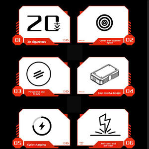 Étui à cigarettes et briquet 2-en-1 Dericsson avec logo personnalisé, résistant à l'humidité, anti-pression, design transparent haut de gamme - Product Image 6