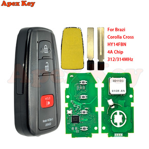 HYQ14FBN สำหรับ Toyota Corolla CROSS in Brazil ชิป4A 312-314MHz 2 + 1ปุ่ม intelc รีโมทคอนโทรล - Product Image 1