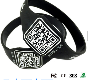 WaterPark <span class=keywords><strong>1K</strong></span> <span class=keywords><strong>RFID</strong></span> 팔찌 클래식 방수 실리콘 스마트 태그 NFC 팔찌 T5577 EM4305 칩 지불 호텔 응용 프로그램 - Product Image 4