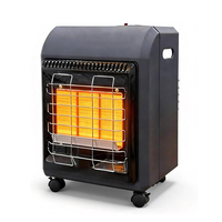 Chauffage mobile au gaz pour intérieur, équipement de chauffage radiant infrarouge au GPL, système compact de chauffage rapide pour garage et magasin de détail, vente en gros usine