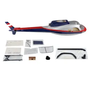 Hélicoptère RC AS350 taille 500, Fuselage pré-peint Hurricane EP425 <span class=keywords><strong>Police</strong></span> marine rouge blanc - Product Image 1