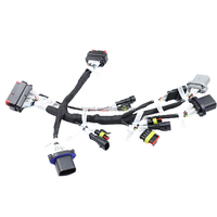 تجميعة كابلات نحاسية مخصصة لستائر الإضاءة الصناعية الآمنة، موصل M12 بـ 5 أو 8 أسنان، كابل PVC مرن عالي الحماية OSSD