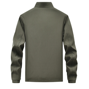 เสื้อแจ็คเก็ตผู้ชายแบบลำลองบางเบา สำหรับวัยกลางคน สวมใส่สบาย ระบายอากาศได้ดี แฟชั่นสำหรับฤดูหนาว กันลม เหมาะสำหรับกิจกรรมกลางแจ้ง ฤดูใบไม้ผลิ ฤดูใบไม้ร่วง รุ่นใหม่ - Product Image 3