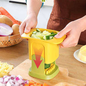 Wholesale Multifunctional Vegetable Hand-pressed Mini Manual Hand Press Potato Diced <b>Salad</b> Cutter - Product Image 1