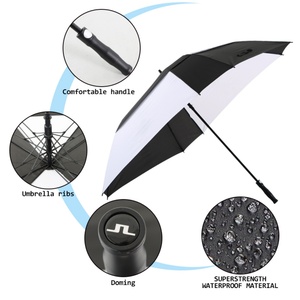 Large Size 68 Inch Windproof Straight Square Golf <b>Umbrella</b> with Carrying Case 190T Pongee Fabric for Men Women Travel - Product Image 5