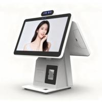 Caja Registradora Todo en Uno con Pantalla Dual de 11.6 y 15.6 Pulgadas, Android 11, Impresora de 80 mm, Escáner QR, Sistema POS con NFC