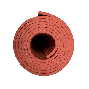 Tapis de yoga Ecoofit en PVC haute densité, <span class=keywords><strong>orange</strong></span>, épaisseur 3 4 5 6 mm, durable, anti-déchirure, avec logo personnalisé imprimé. - Product Image 3