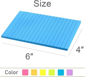 Venta al por mayor Lista DE LA COMPRA Plan de dieta Página horizontal portátil Color Super Sticky Note Tear Off Bloc de notas - Product Image 2