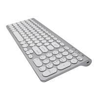 Prix d'usine, OEM personnalisé, clavier et souris sans fil 2,4 G, clavier fin pour ordinateur de bureau et d'usage domestique
