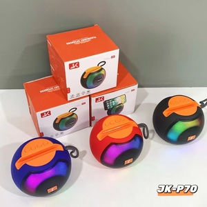 NUEVO Altavoz Inalámbrico Bt RGB <span class=keywords><strong>de</strong></span> Alta <span class=keywords><strong>Calidad</strong></span> y Precio Accesible JK-P70 con Bajos Potentes y Luz LED, Altavoz Pequeño para Exteriores con Soporte para Teléfono - Product Image 5