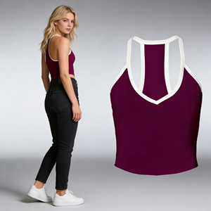 Conjunto Deportivo de 4 Piezas para Mujer, Top Deportivo Sin Costuras, Camiseta de Yoga, Ropa Deportiva de Alta Elasticidad - Product Image 3