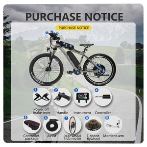 40-85mph, 2000w-8kw 5000W Xe đạp điện 3000W Ebike động cơ MTX 48V-72V E xe đạp chuyển đổi Kit với suron ga + Pin * 19-29" - Product Image 3