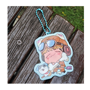 Custom Double Sided PVC Keychain New Cartoon Anime Style Cute Unique with Different UV Printing Promotional Party Supplies