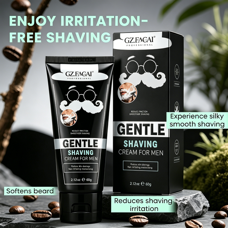 60g Beard Shaving Cream Natural Aloe