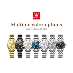  Reloj de Mujer 6727, Reloj Mecánico Automático de Acero Inoxidable, Resistente al Agua, con Calendario y Semana, Relojes de Lujo Elegantes para Mujer, Nuevo - Product Image 6