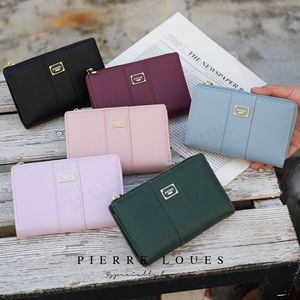 กระเป๋าสตางค์ผู้หญิง Pierre Loues ขนาด 6 นิ้ว ป้องกัน RFID ช่องใส่บัตรหลายช่อง ใช้ได้ทุกวัน - Product Image 2