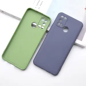 Tùy Chỉnh Microfiber Bên Trong Di Động Bìa Mịn Frosted Mềm TPU Silicone Case Cho OPPO Slim Matte Cao Su Gel Bìa