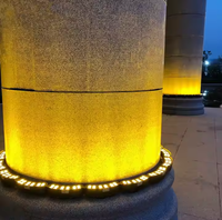Lámpara de Árbol DMX512 RGBW de 12w, Enlazable, Impermeable IP65, para Exteriores, Iluminación Decorativa de Jardín, Anillo de Luz para Árboles