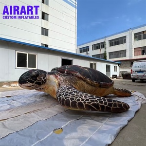 Modèle de tortue de mer pour zoo, tortue gonflable pour fête au bord de la piscine, <span class=keywords><strong>ballon</strong></span> tortue gonflable personnalisé - Product Image 3
