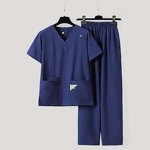 Women And <b>Man</b> Scrubs Set New Fashion Design Custom With Multi Pocket For Spa & Hospital Uniform - Product Image 1