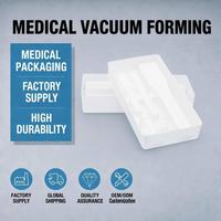 Bandeja de Plástico PS para Empaque de Instrumentos Médicos, Moldeada al Vacío, Personalizada y de Alta Calidad, Marca YZG
