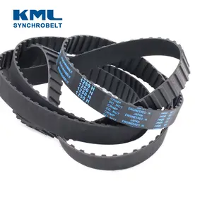 Factory Manufacturing Rubber Transmission Timing Drive Belt H1270 Custom Width
