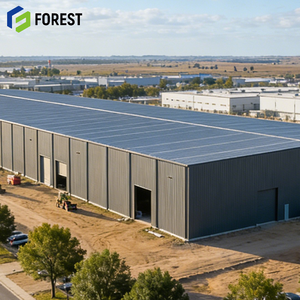 อาคารโครงสร้างเหล็กสำเร็จรูปสำหรับแปรรูปอาหาร พร้อมจัดส่ง ดีไซน์ประหยัด ระบบโครงเหล็ก ทนไฟ - Product Image 1