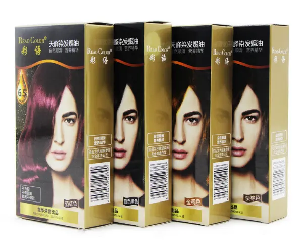 GMPC ISO 100% grey coverage healthy organic hair color cream
