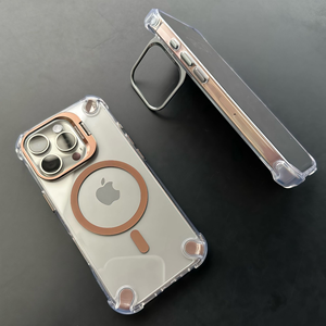 เคสโทรศัพท์แบบมี Airbag Lens Bracket สำหรับ iPhone 18ProMax 17 16 15 14 13 Air Plus Pro Max ป้องกันการกระแทกสี่มุม - Product Image 1