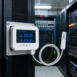Kombinationssensor Ethernet Temperatur Luftfeuchtigkeit - Product Image 3