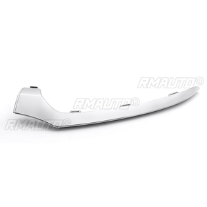 Lèvre de pare-chocs avant chromée/noire avec moulure inférieure chromée pour Mercedes-Benz W205 C300 C400 C63 AMG 2058851374 - Product Image 3